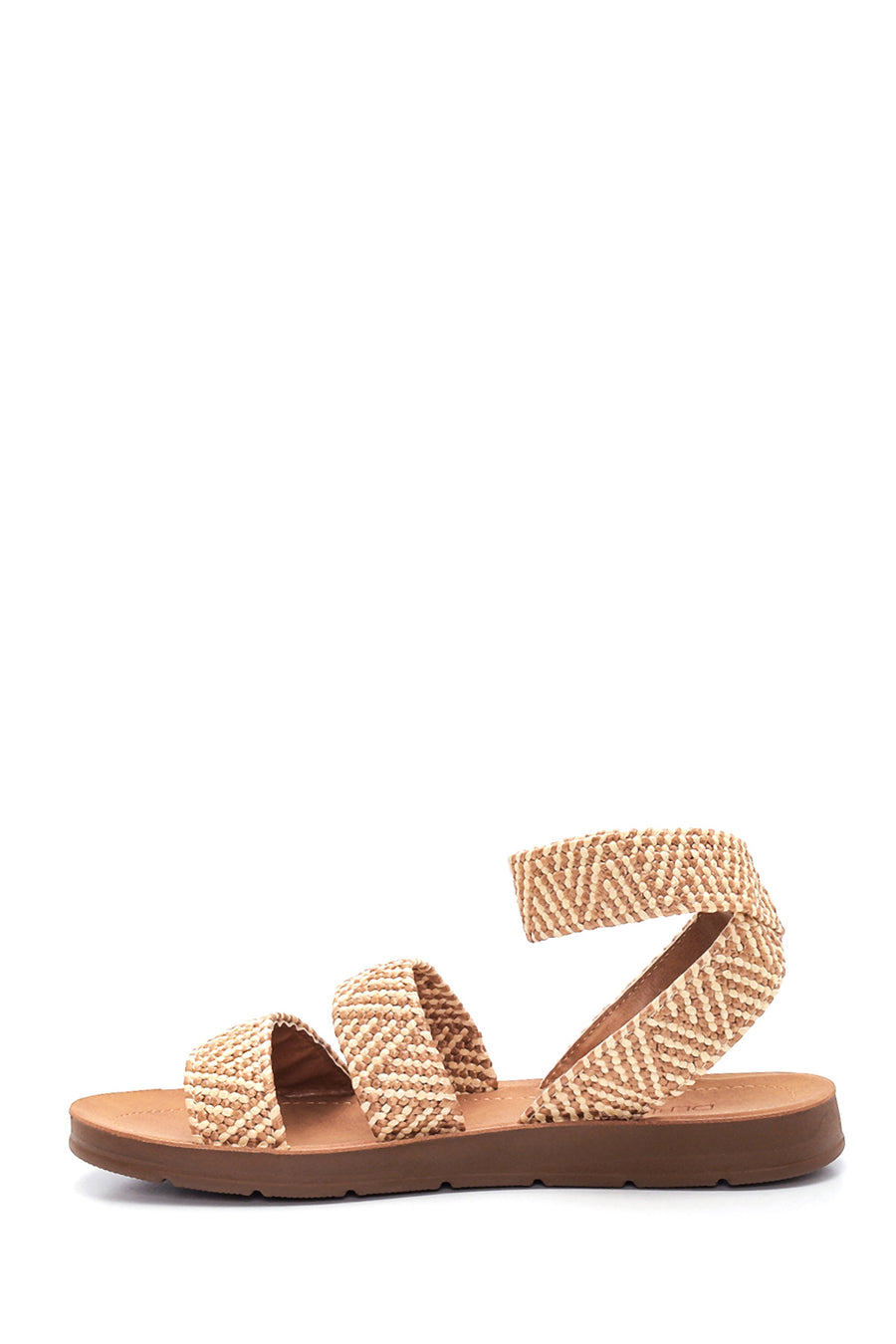 Women's Beige Flat Sandals