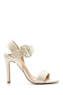 Women's Buckle Detailed Heeled Sandals | Derimod