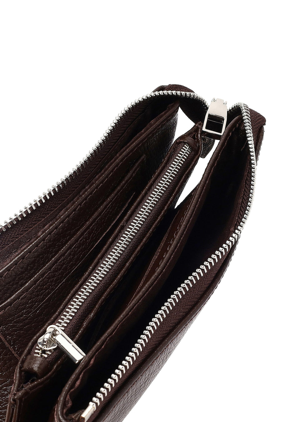 Men's Brown Leather Handbag