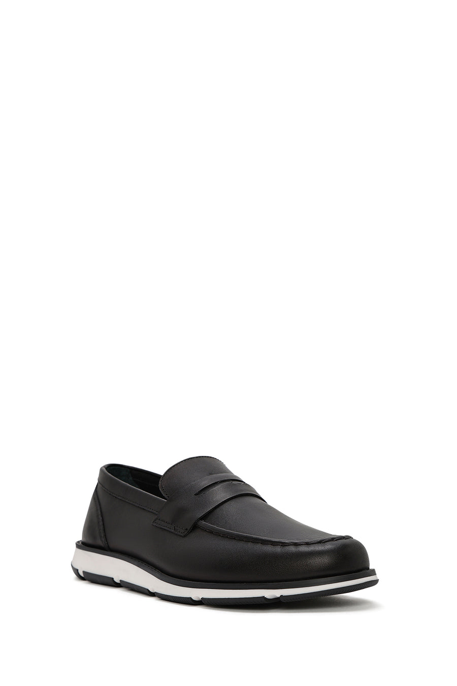 Erkek Siyah Deri Casual Loafer