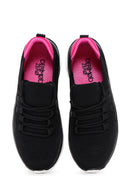 Women's Black Fabric Sneaker | Derimod