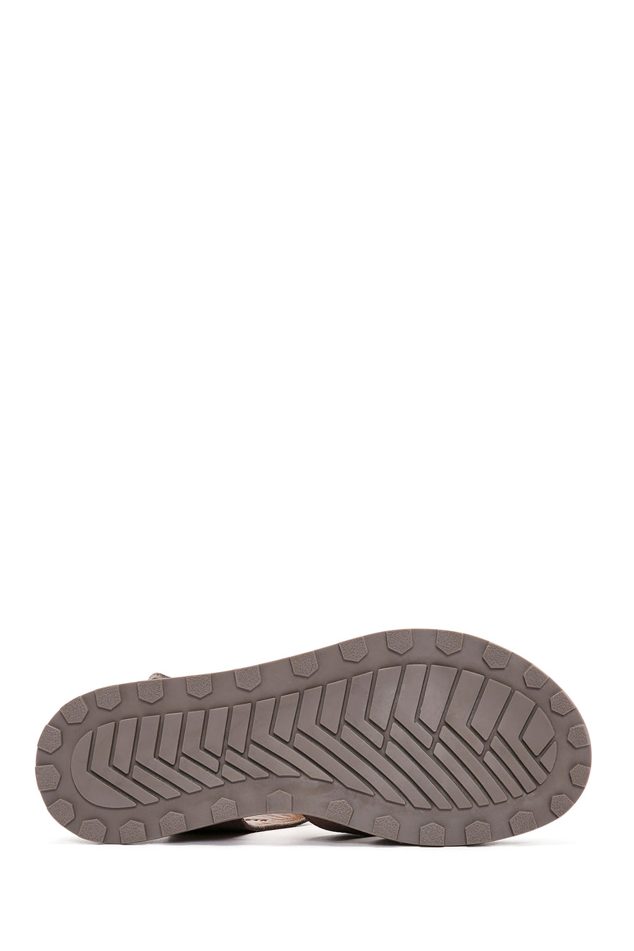 Women's Mink Ankle Strap Suede Leather Sandals