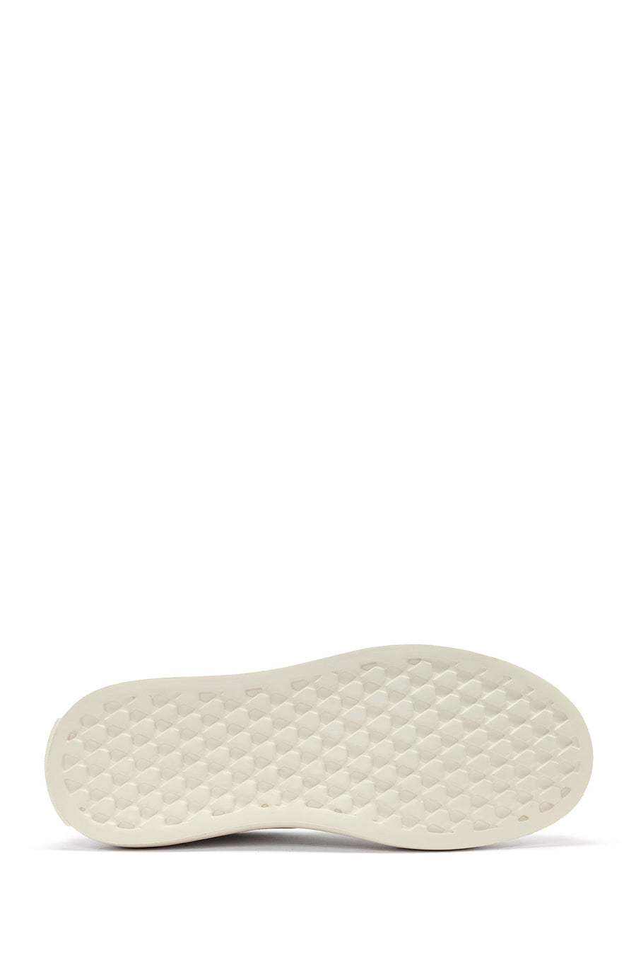 Erkek Beyaz Bağcıklı Deri Sneaker