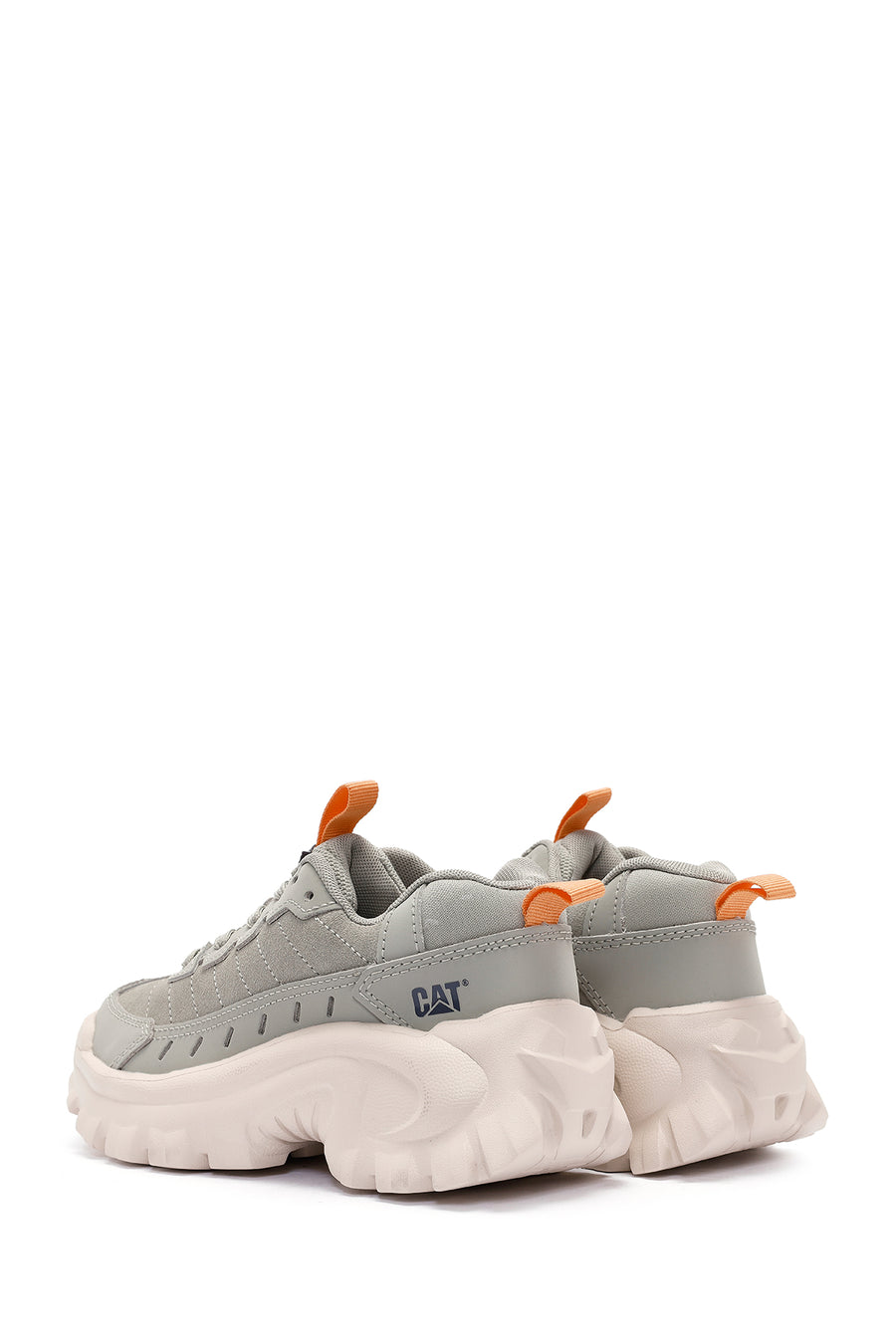 Caterpillar Kadın Gri İntruder Essential Bağcıklı Süet Deri Sneaker