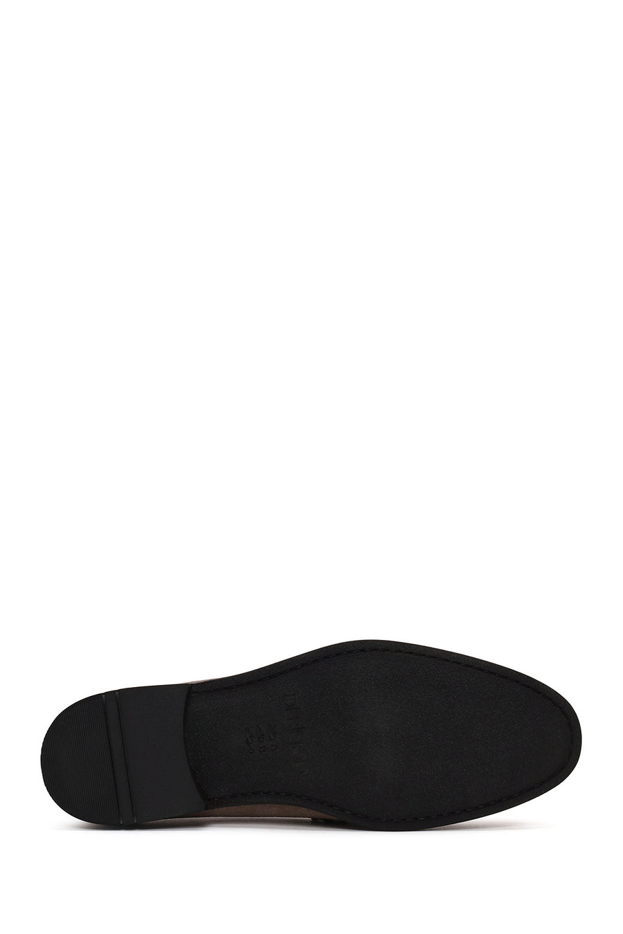 Erkek Gri Püsküllü Süet Deri Casual Loafer