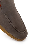 Erkek Vizon Süet Deri Loafer | Derimod