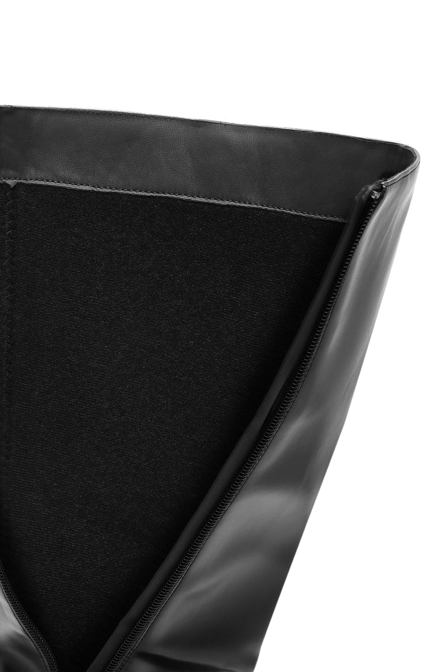 Women's Black Zippered Boots