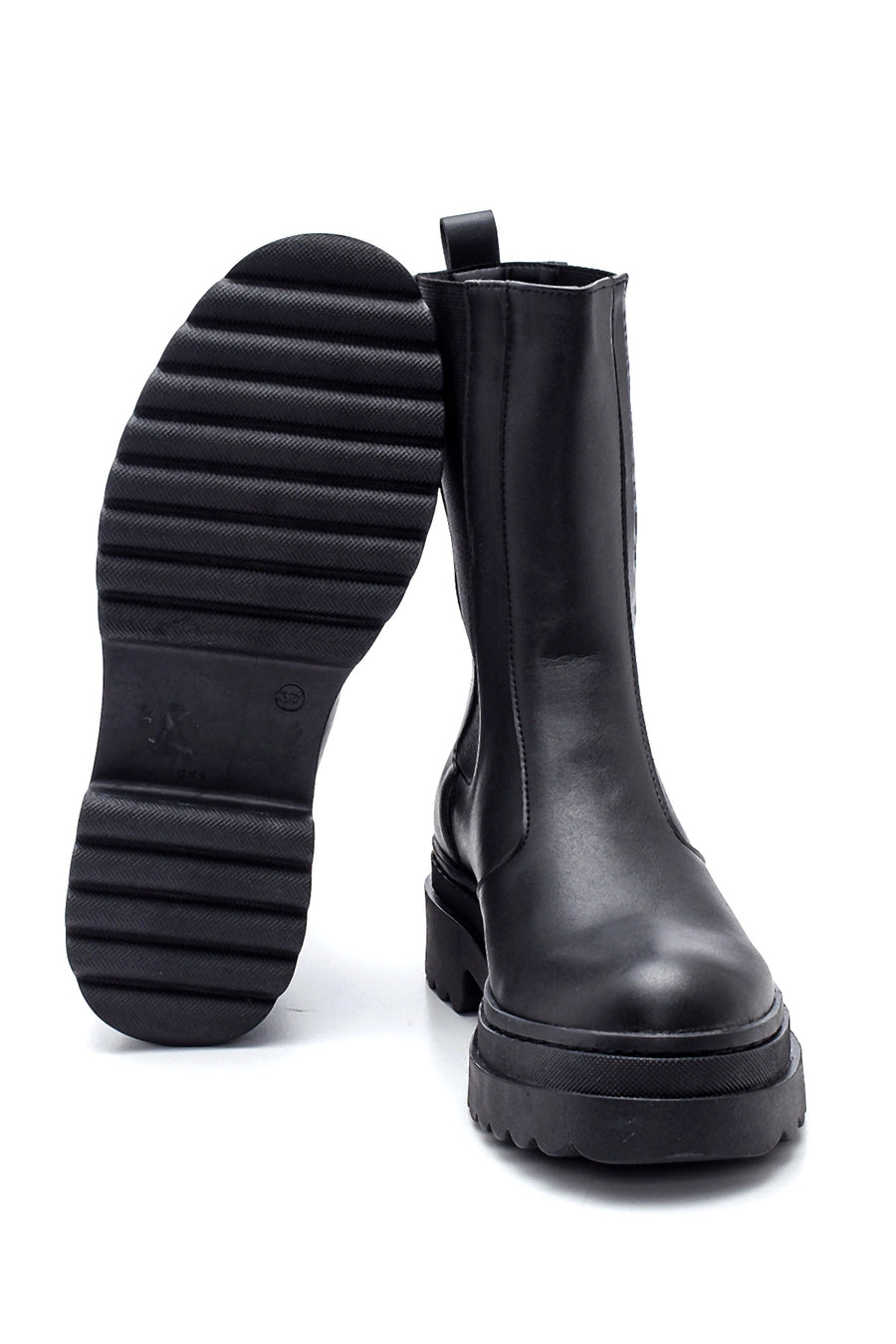 Women's Thick Soled Long Chelsea Boots