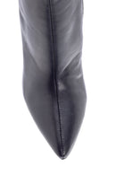 Women's Leather Thin Heeled Boots | Derimod