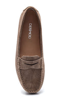 Kadın Deri Süet Loafer | Derimod