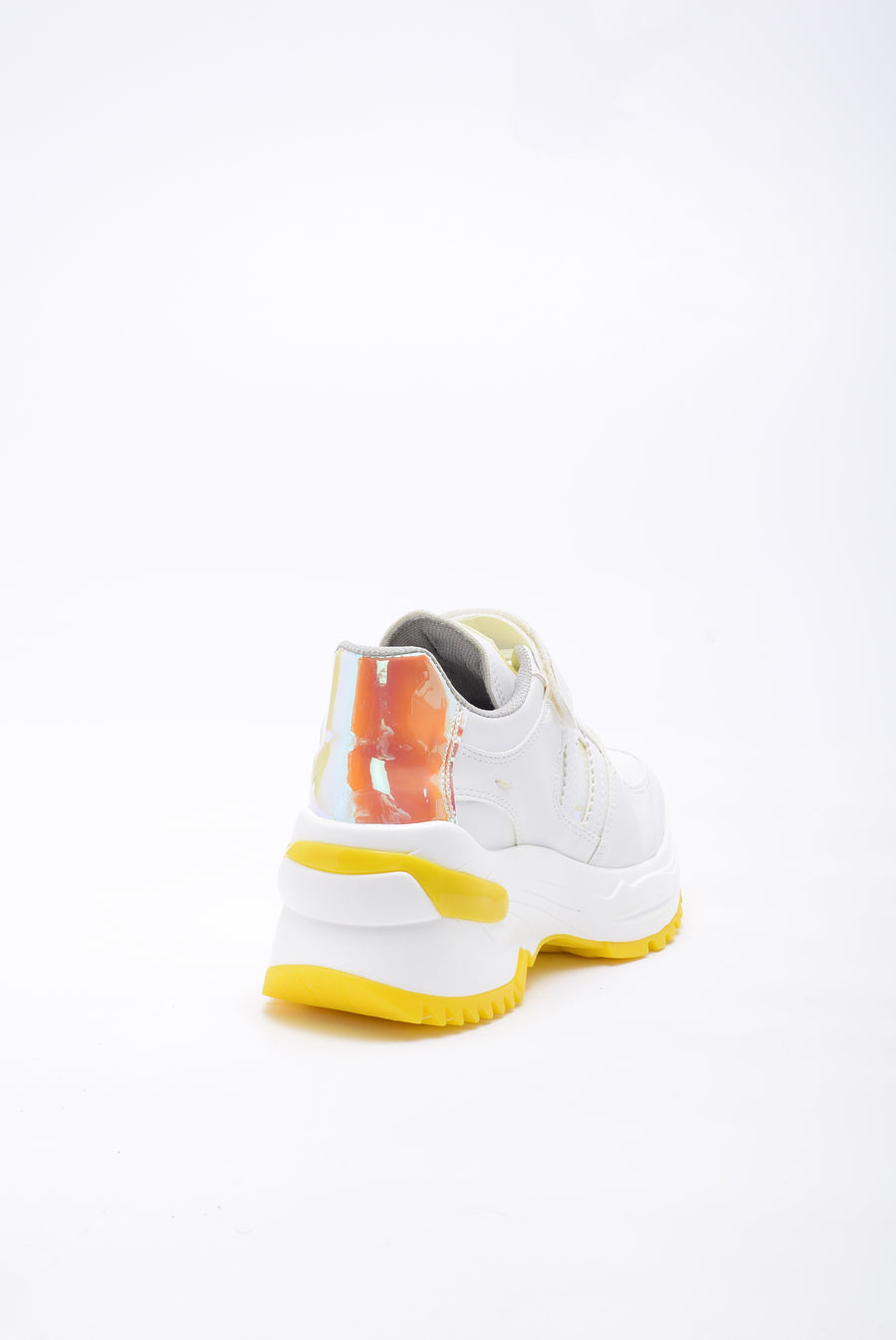 Kadın Yüksek Tabanlı Deri Sneaker