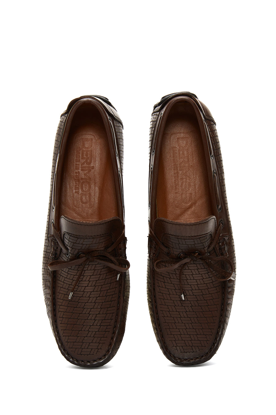 Erkek Deri Baskılı Loafer