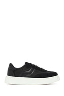 Woman Black Lace-Up Sneakers | Derimod