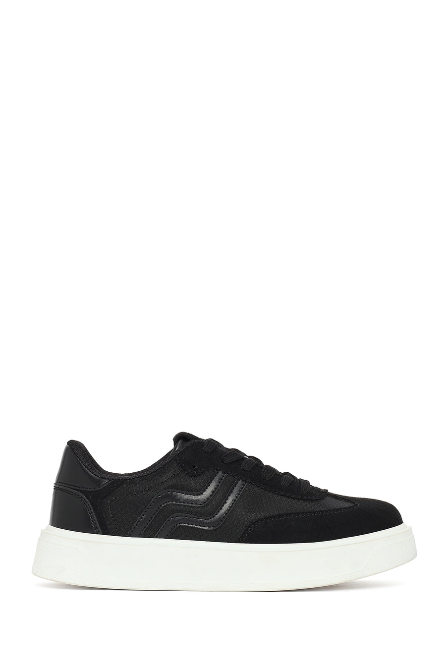 Woman Black Lace-Up Sneakers 26PFE145414 | Derimod