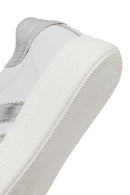 Kadın Beyaz Bağcıklı Deri Sneaker | Derimod