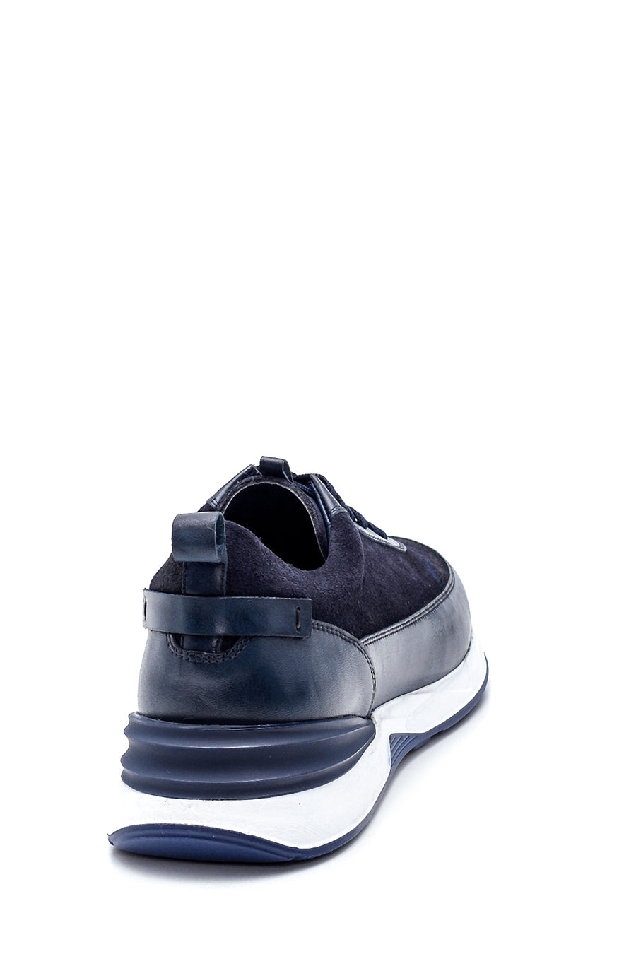 Erkek Deri Süet Detaylı Sneaker