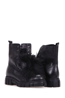 Women's Hairy Leather Boots | Derimod