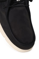 Derimod Zero Male Black Fabric Casual Shoes | Derimod