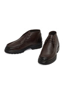 Men's Brown Lace-Up Leather Casual Boot | Derimod