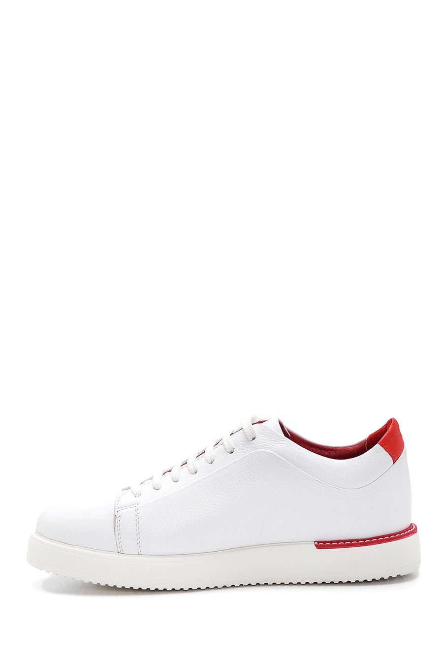 Men's White Leather Sneaker