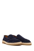 Erkek Lacivert Süet Deri Casual Loafer | Derimod