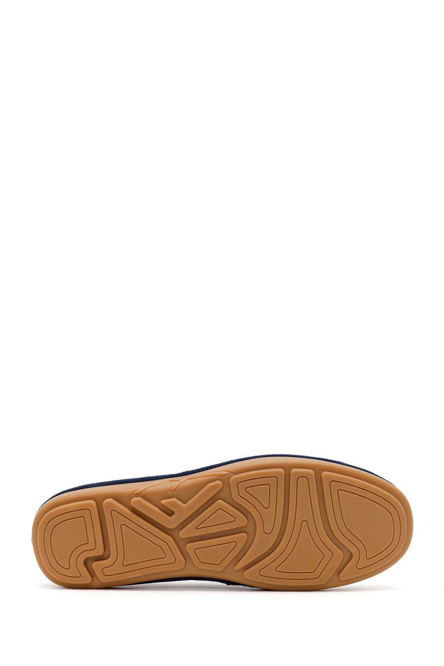 Erkek Lacivert Süet Deri Loafer