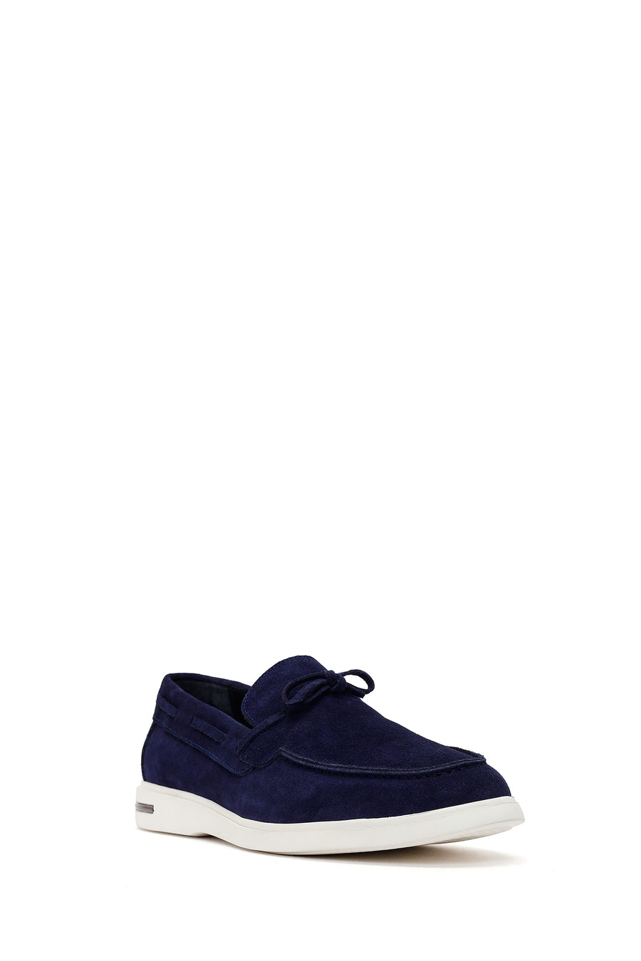 Erkek Lacivert Süet Deri Casual Loafer