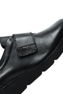 Women's Black Leather Comfort Shoes | Derimod
