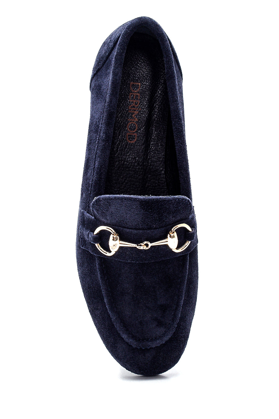 Kadın Süet Toka Detaylı Loafer