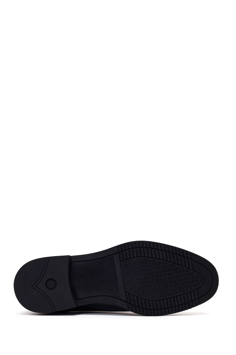 Male Black Lace-Up Leather Casual Shoes