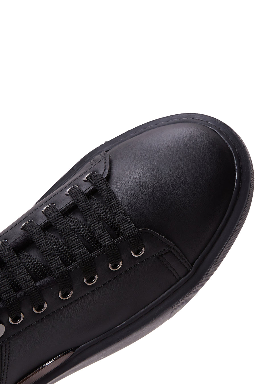 Men's Black Thick Soled Sneaker