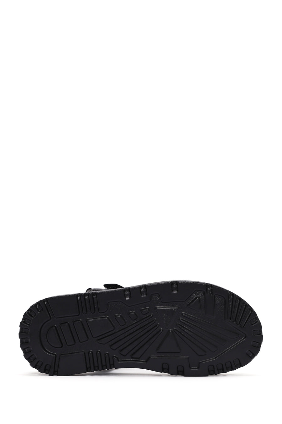 Women's Black Ankle Strap Leather Comfort Sandals