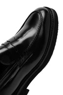 Erkek Siyah Deri Klasik Loafer | Derimod