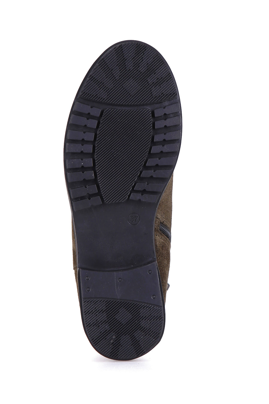 Zippered Women's Suede Boots