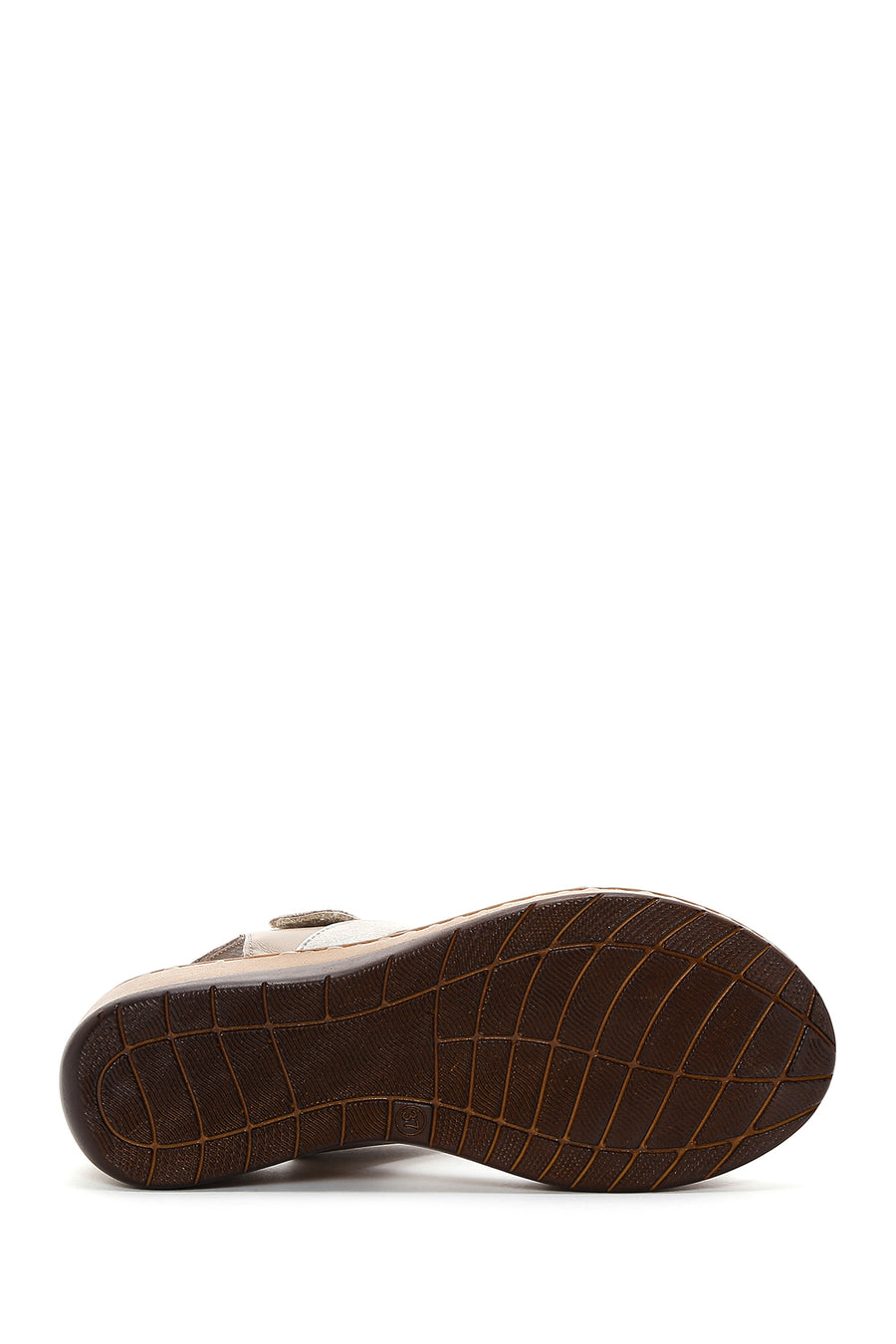 Women's Mink Leather Wedge Heel Comfort Sandals