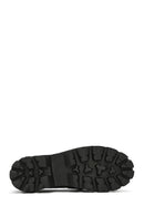 Kadın Siyah Kalın Tabanlı Deri Maskülen Loafer | Derimod