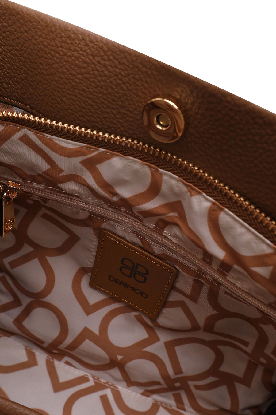 Woman Brown Long-Strap Classic Shoulder Bag