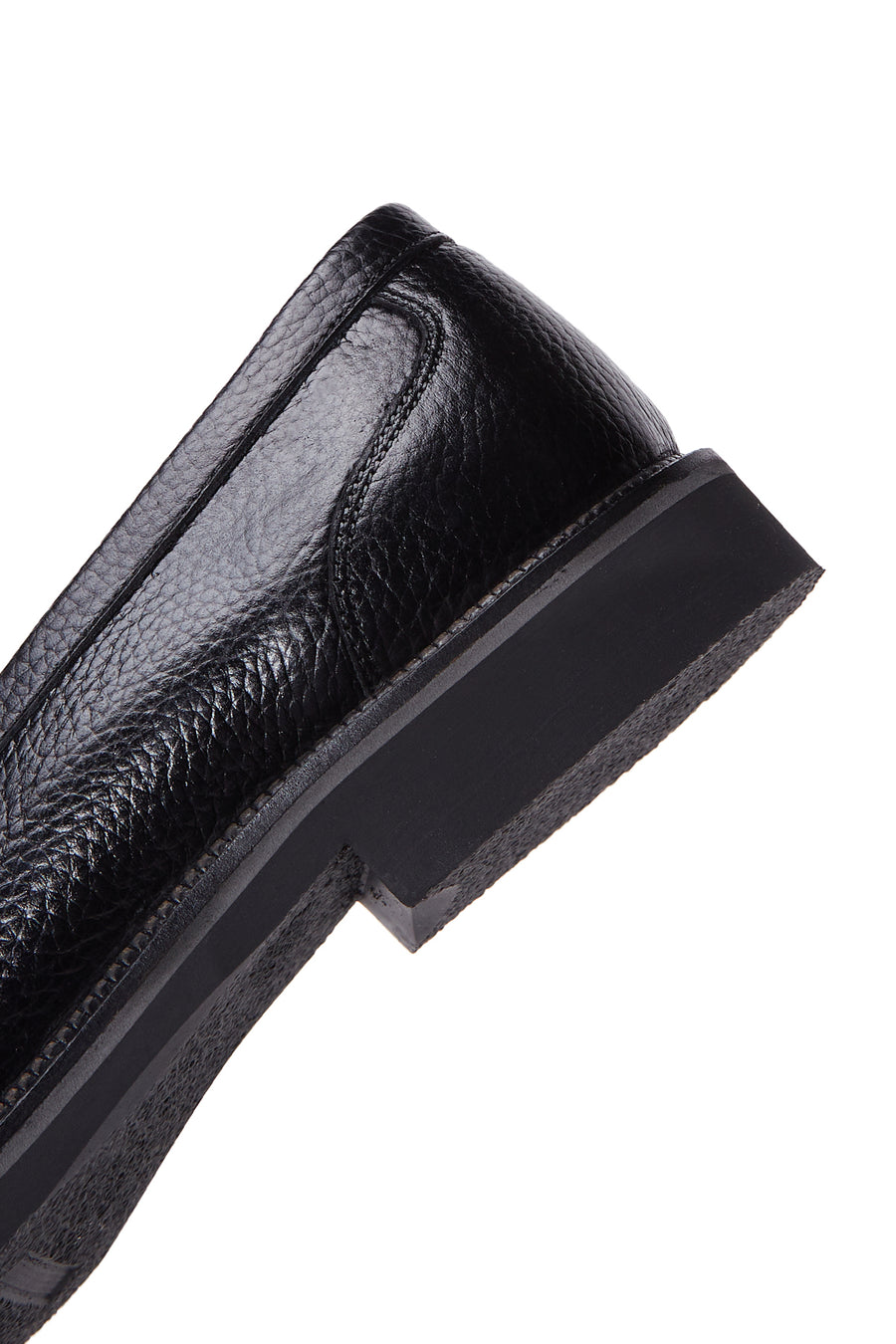 Erkek Siyah Deri Casual Loafer