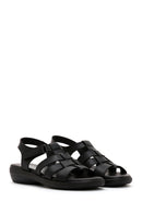 Women's Black Comfort Sandals | Derimod