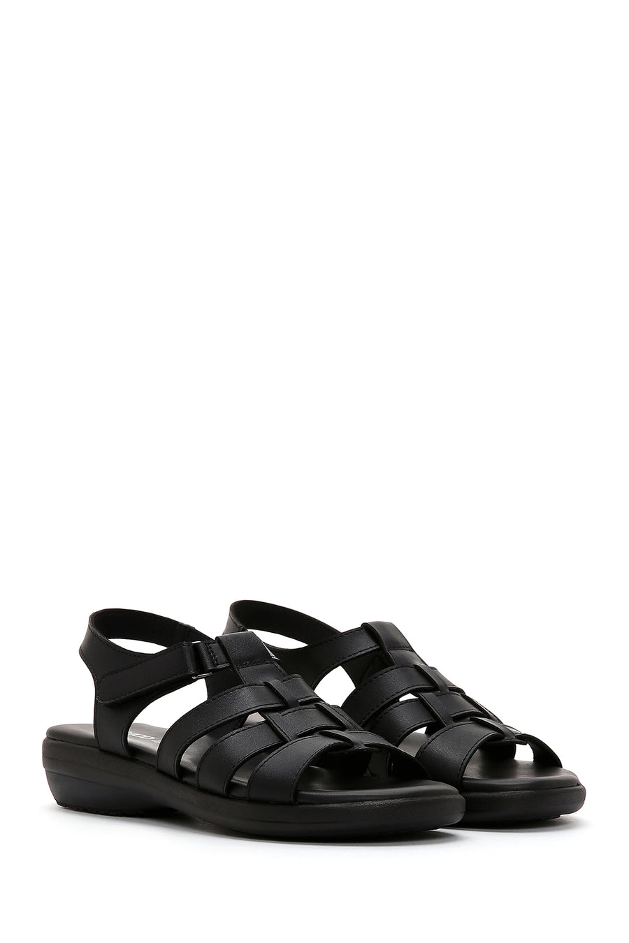 Women's Black Comfort Sandals