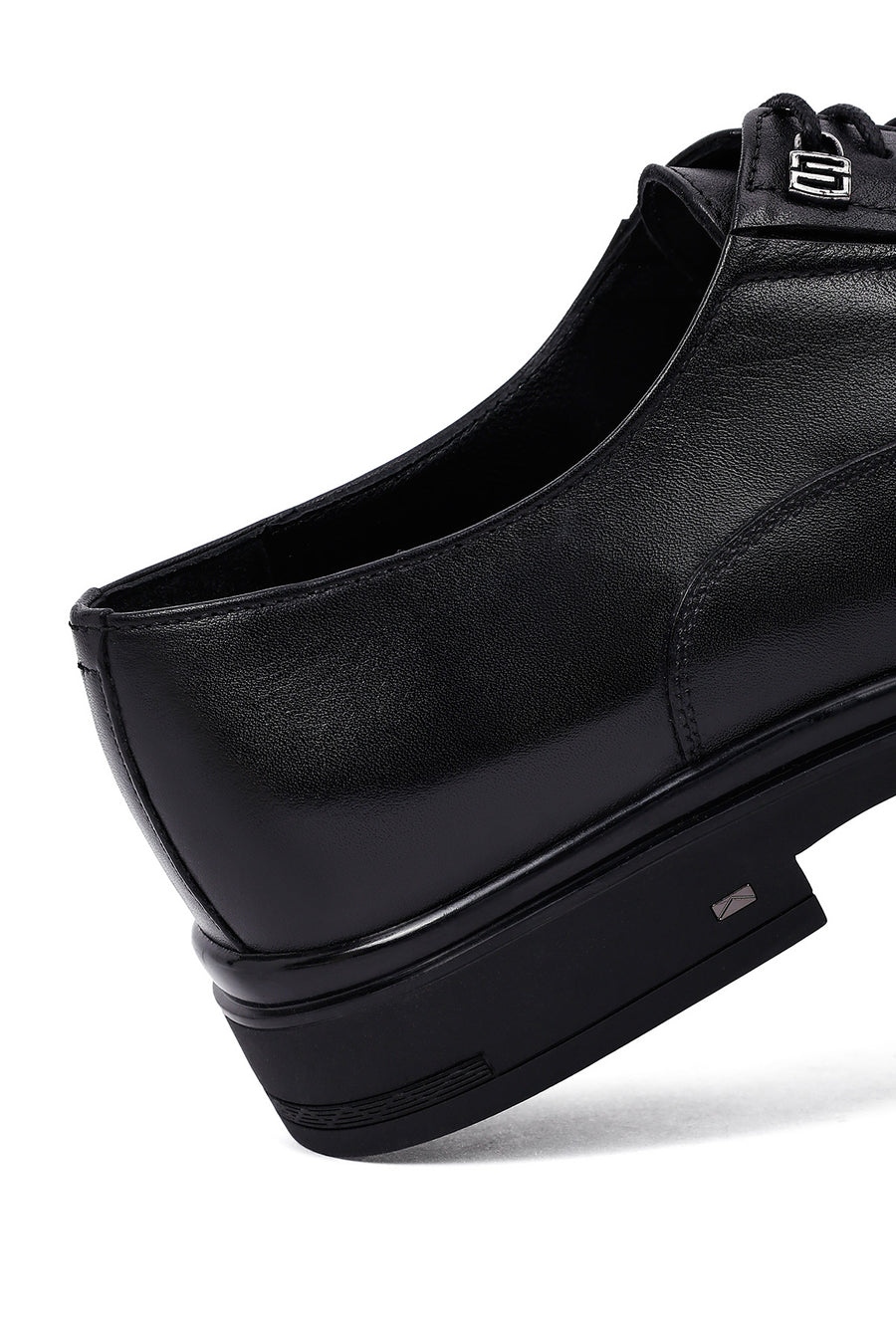 Derimod Fly Male Black Lace-Up Leather Casual Shoes