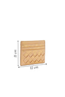Kadın Altın Örgü Kartlık | Derimod