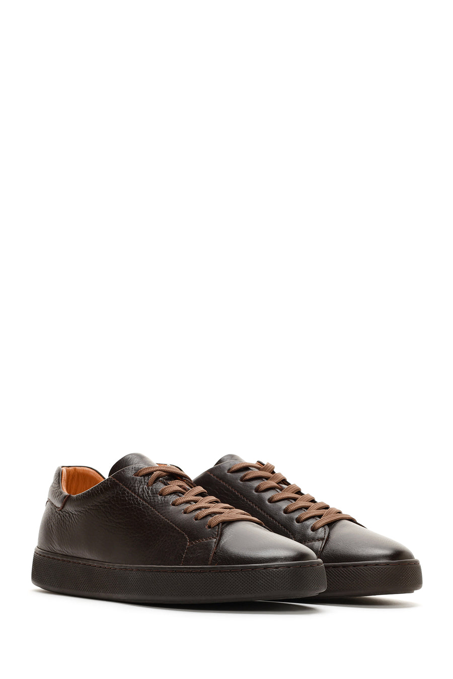 Men's Brown Leather Sneaker