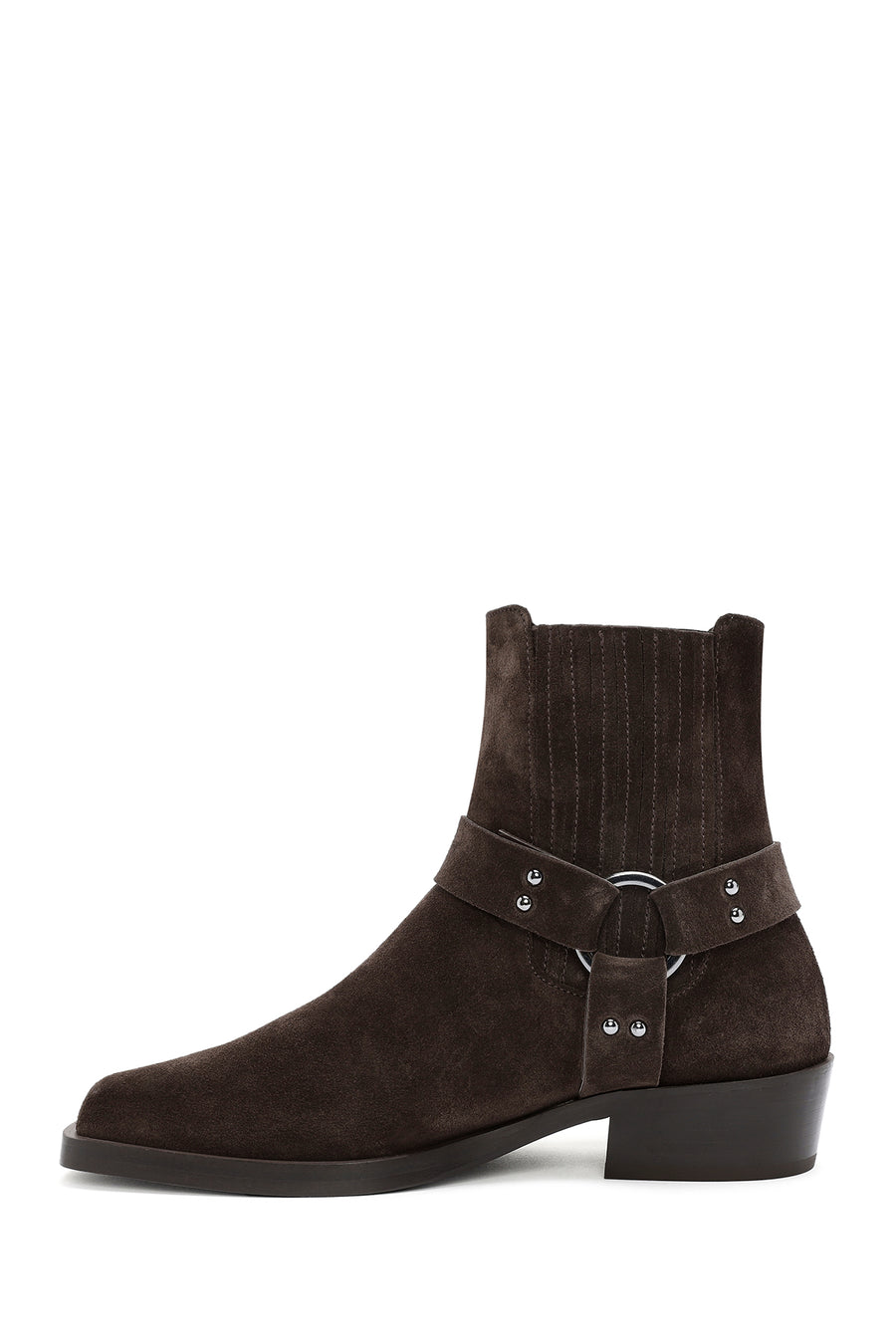 Women's Brown Suede Leather Cowboy Boots