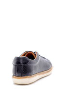 Erkek Delikli Deri Sneaker | Derimod