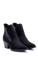 Women's Heeled Suede Boots | Derimod