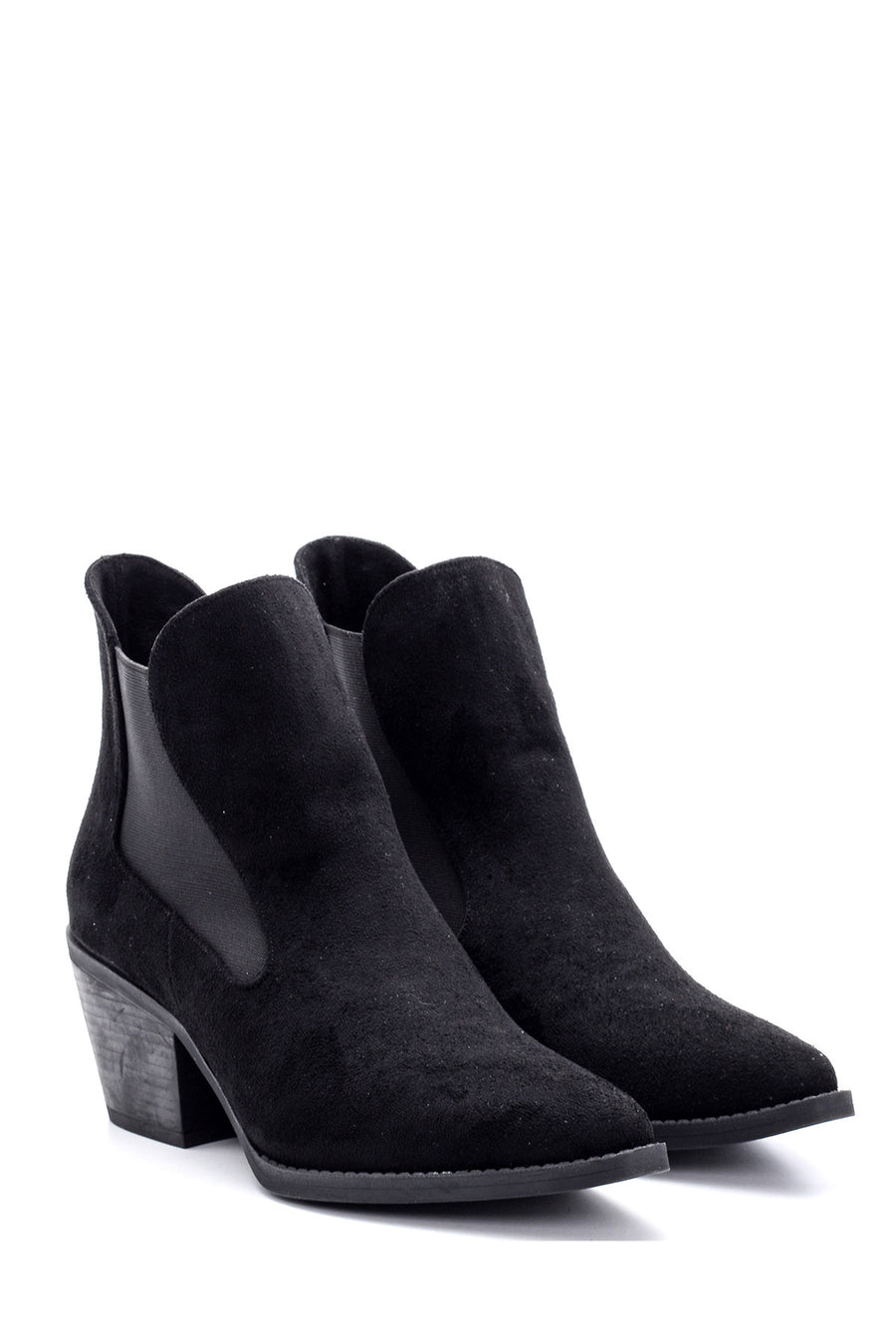 Women's Heeled Suede Boots
