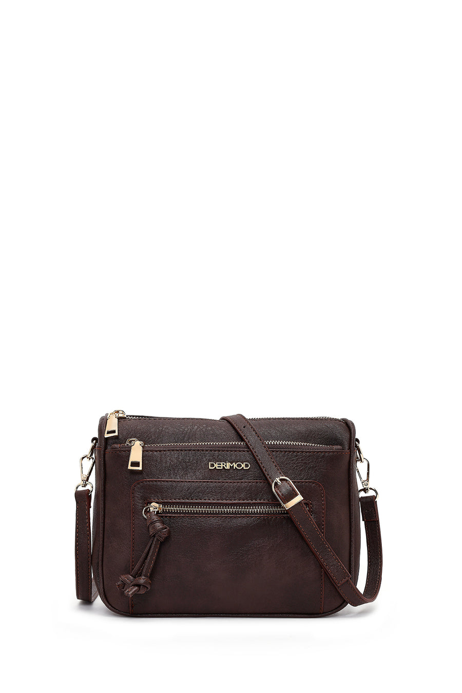 Woman Brown Crossbody Bag AB520003SV | Derimod