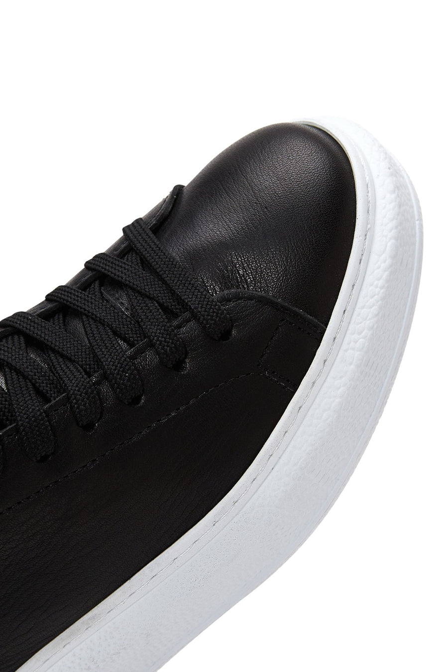 Kadın Siyah Deri Sneaker