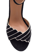 Women's Suede Ankle Strap Heeled Shoes | Derimod